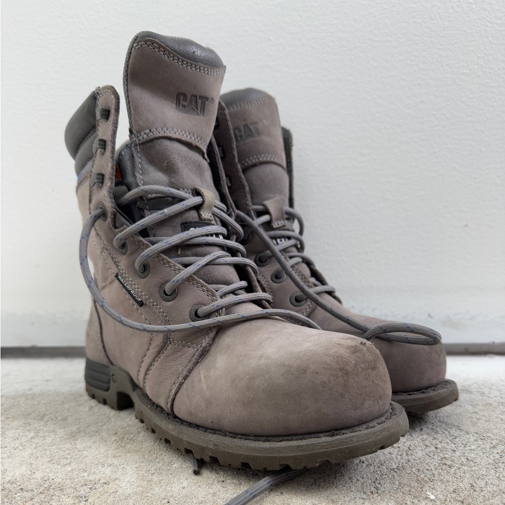 Women's CAT Echo Waterproof Steel Toe Work Boot